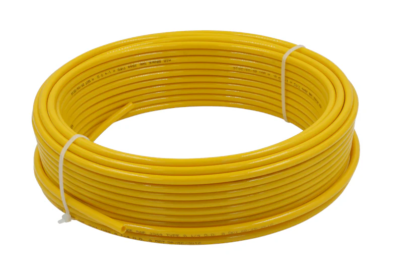 Elite 1/4" Nylon Air Brake Tubing - Yellow - 100Ft Roll | ETP-451030Y