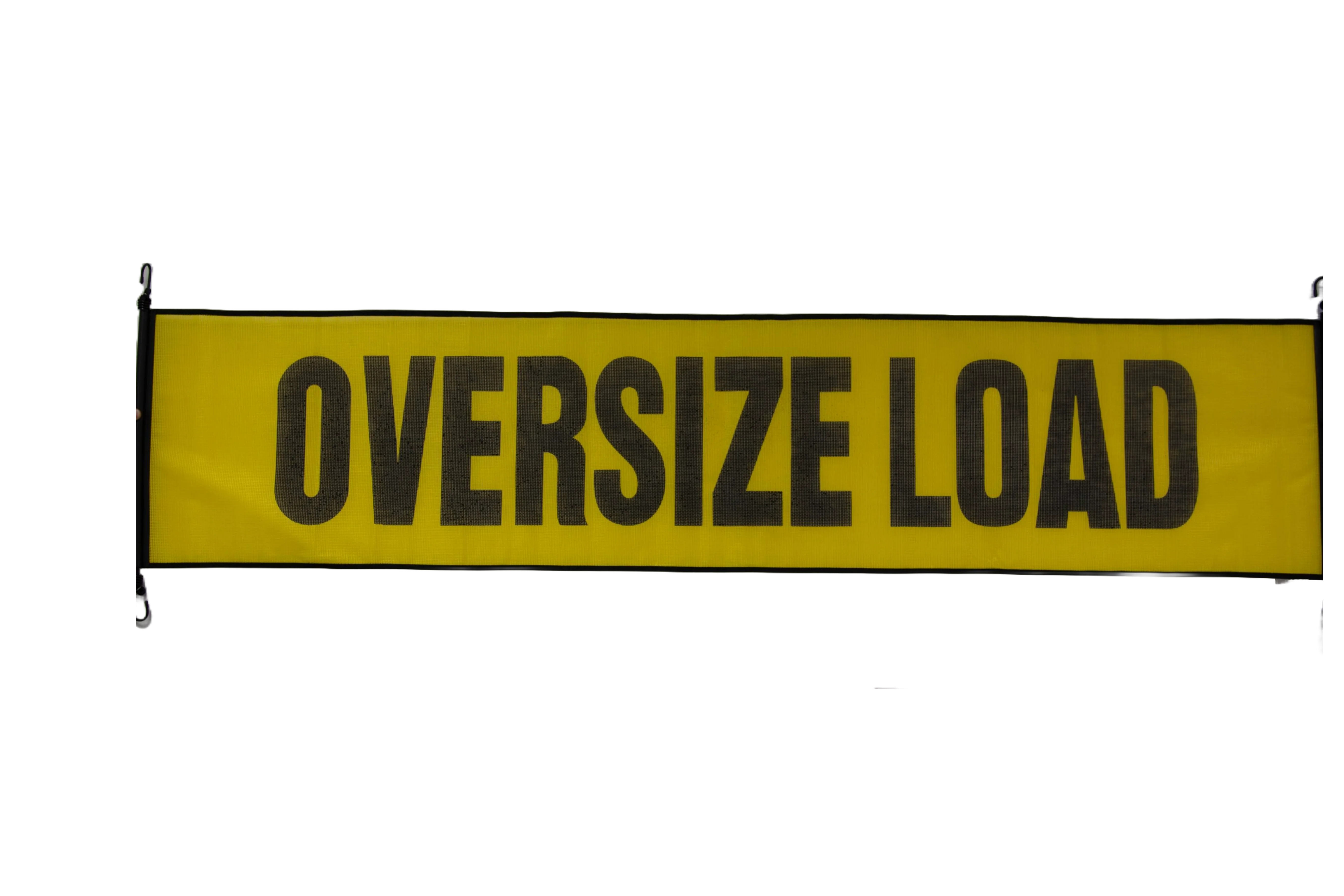 Elite 18" X 84" Mesh Oversize Load Banner W/Bungee | ETP-AVMB104