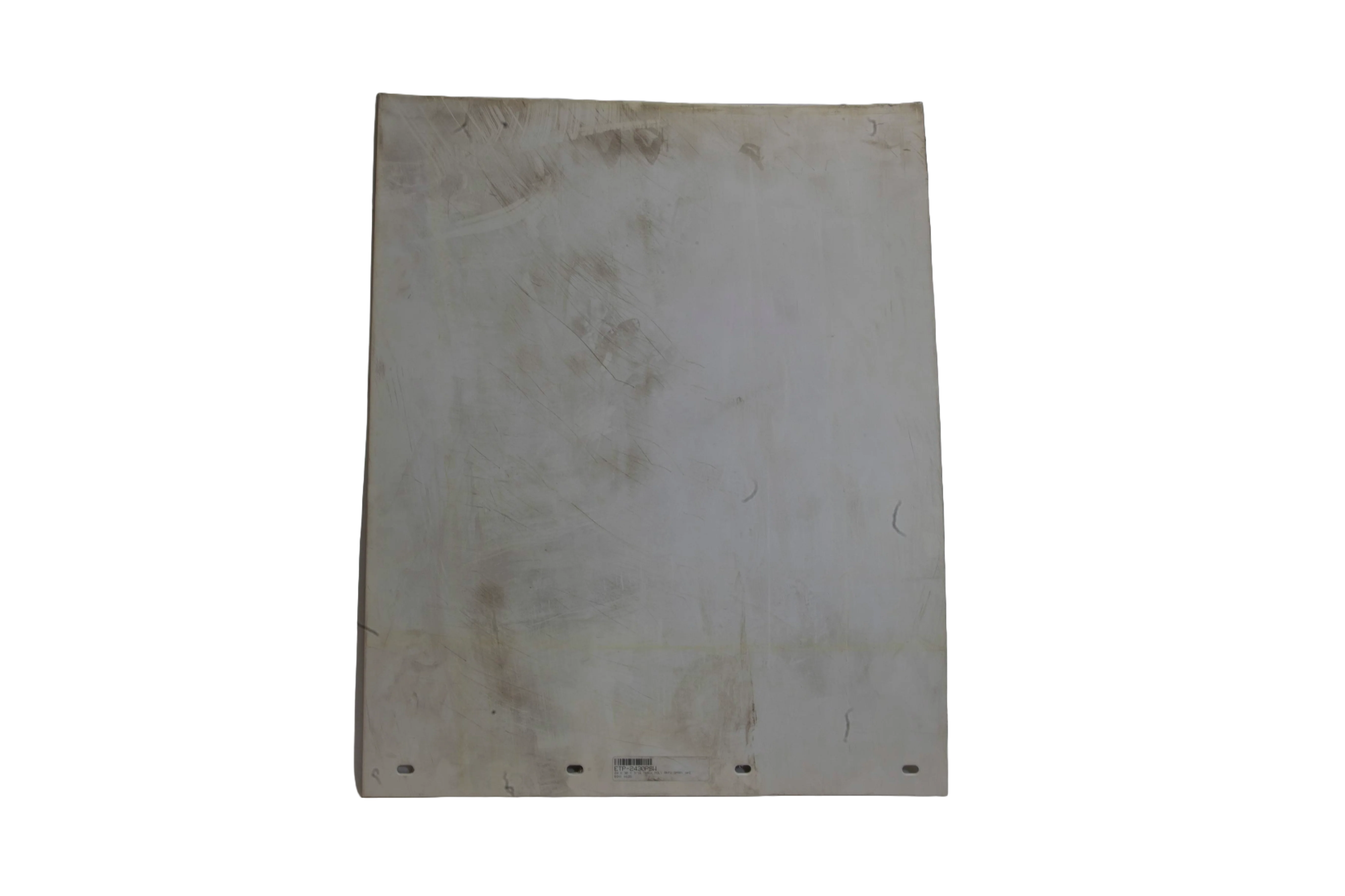 Elite 24 X 30 X 3/16 Thick Poly Anti-Spray White Mud Fla | ETP-2430PSW