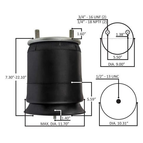 Elite Air Spring - Hendrickson | ETP-9626