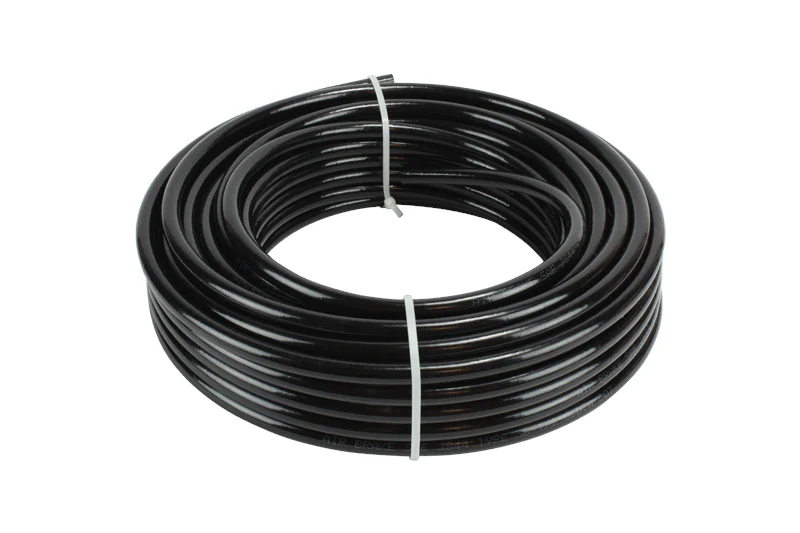 Elite Truck Parts 1/2" Nylon Air Brake Tubing - Black - 100Ft Roll | ETP-451032