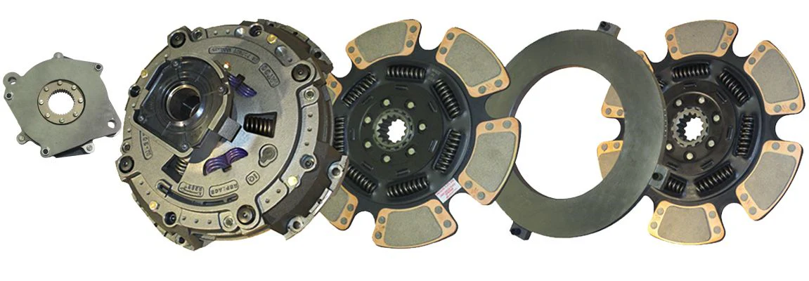 Elite Truck Parts 15-1/2" X 2" Maxshift, 2-plate, 2,050lb-ft torque, 6-paddle/7-spring pre-damper | ETP-122002-35A