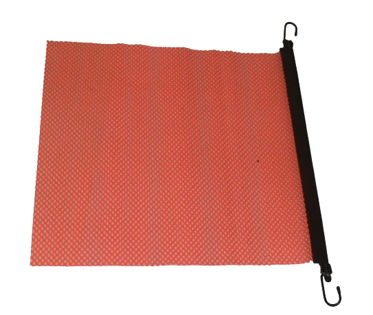 Elite Truck Parts 18 x 18  Red Jersey Flag W/BUNGEE | ETP-FB700C