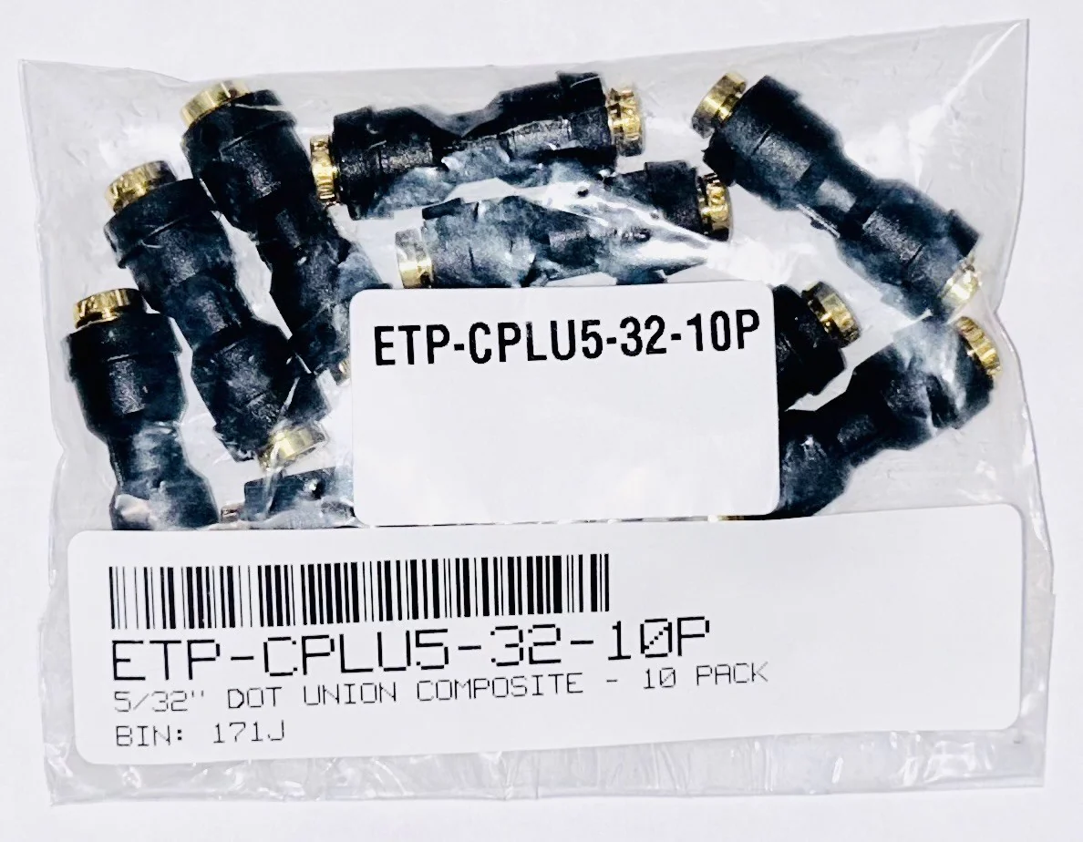 Elite Truck Parts 5/32" DOT UNION COMPOSITE - 10 PACK | ETP-CPLU5-32-10P