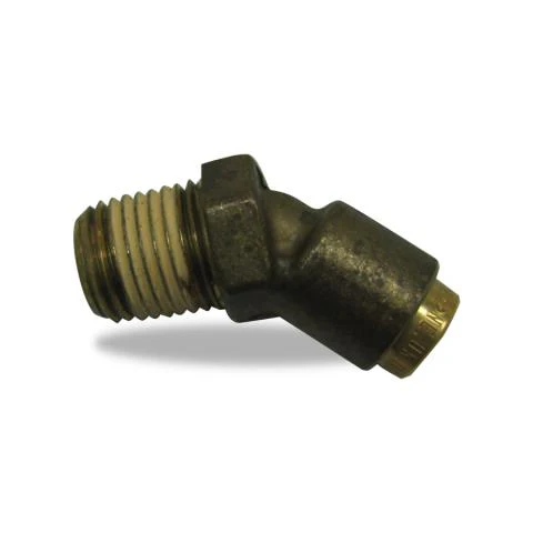 Elite Truck Parts 45 Degree Fxd Elb,Push-Lk 3/8T X 3/8National Pipe Threadf | ETP-PL1375-6C