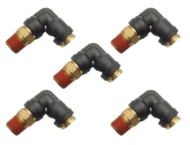Elite Truck Parts 90 Degree. Male Swivel Elbow 3/8 X 1/4 | ETP-CPLSE-6B-5P