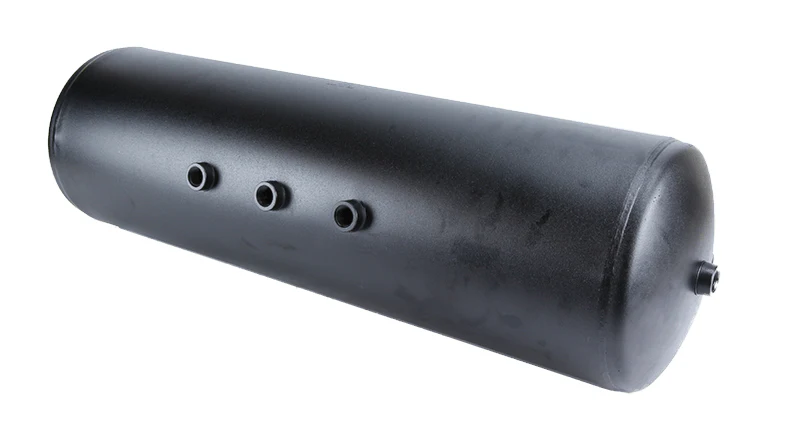 Elite Truck Parts Air Tank - 9.5" X 32"-7 Port - Black Powder Coat | ETP-08-02347