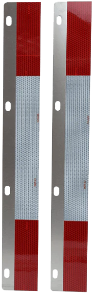 Elite Truck Parts Aluminiuminum Conspicuity Plate Set - Straight | ETP-RT25