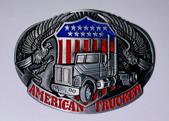 Elite Truck Parts Belt Buckle American Trucker | ETP-ATBB003