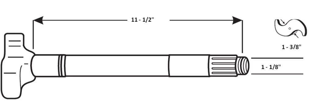 Elite Truck Parts Cam Shaft - L/H | ETP-CS5492