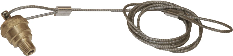 Elite Truck Parts Drain Valve - 1/4"National Pipe Thread Thread - 5Ft Cable | ETP-R95512105