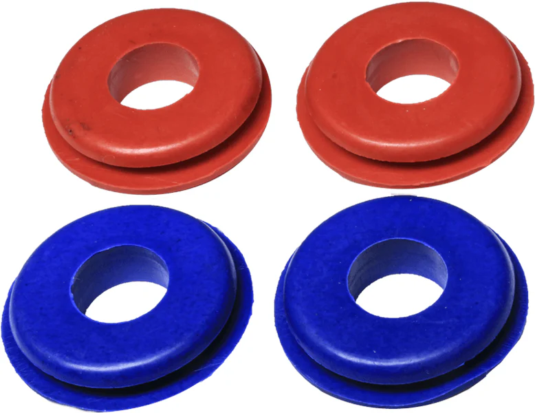 Elite Truck Parts Polyurethane Gladhand Seal Kit - 2 Red & 2 Blue | ETP-101115BRP