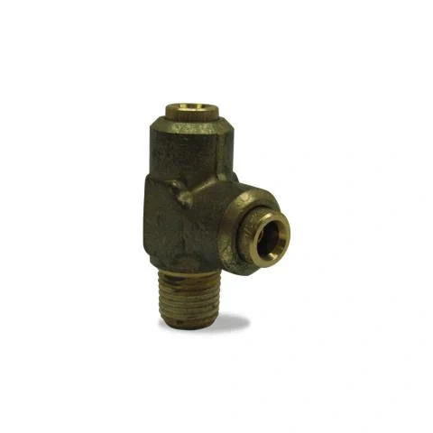 Elite Truck Parts Run Tee, Psh Lk, Br, 1/4 X 1/4National Pipe Threadf | ETP-PL1371-4B