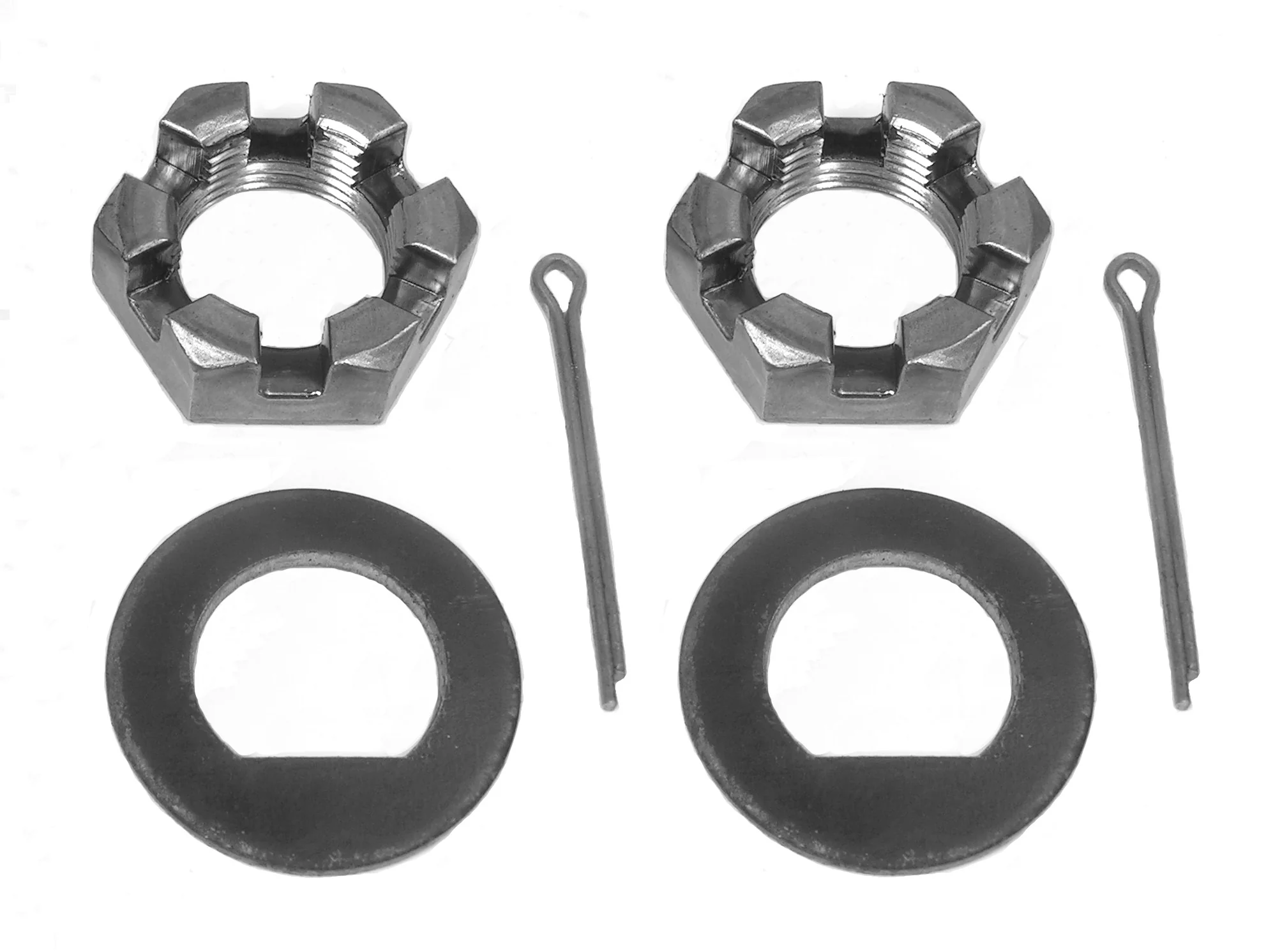 Elite Truck Parts Spindle Nut Kit - 1" W/ Heat Treated "D" Washers - | ETP-K71-321-00