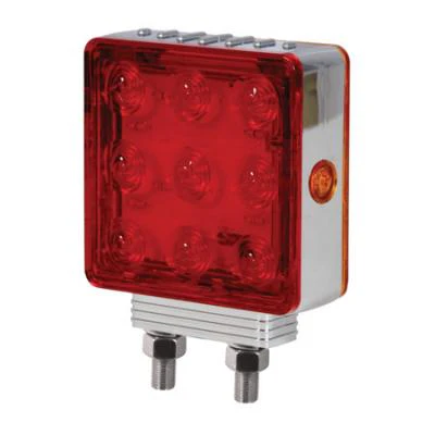 Maxxima Left Hand Pedastal Red/Amber | M42362R/Y-A