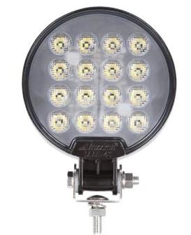 Maxxima Round 18 LED Black Work Light 2,100 Lumens 12/24VDC | MWL-41