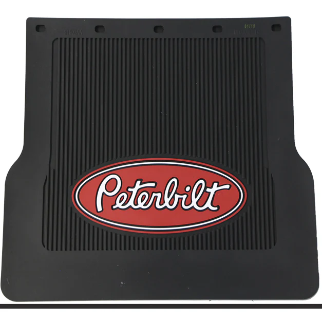 Peterbilt All-Makes Mudflap-Fender Front 16X17Black | MF0004P-FG