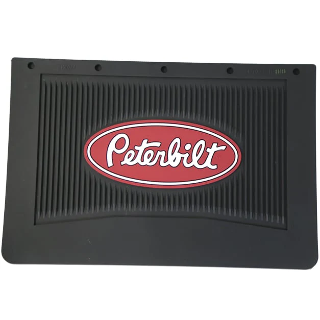 Peterbilt All-Makes Mudflap-Fender Frt Red 18"Wx | MF0006P-FG