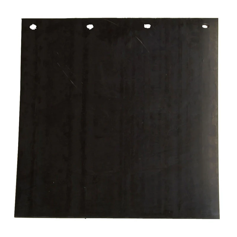 Peterbilt Mudflap-Black 3/16 24X24 Pl | 24X24B