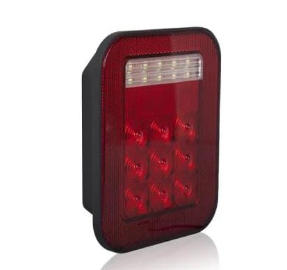 Maxxima Three Stud LED Thin Profile Box Style Multi Function Light - STT / BU | M42221