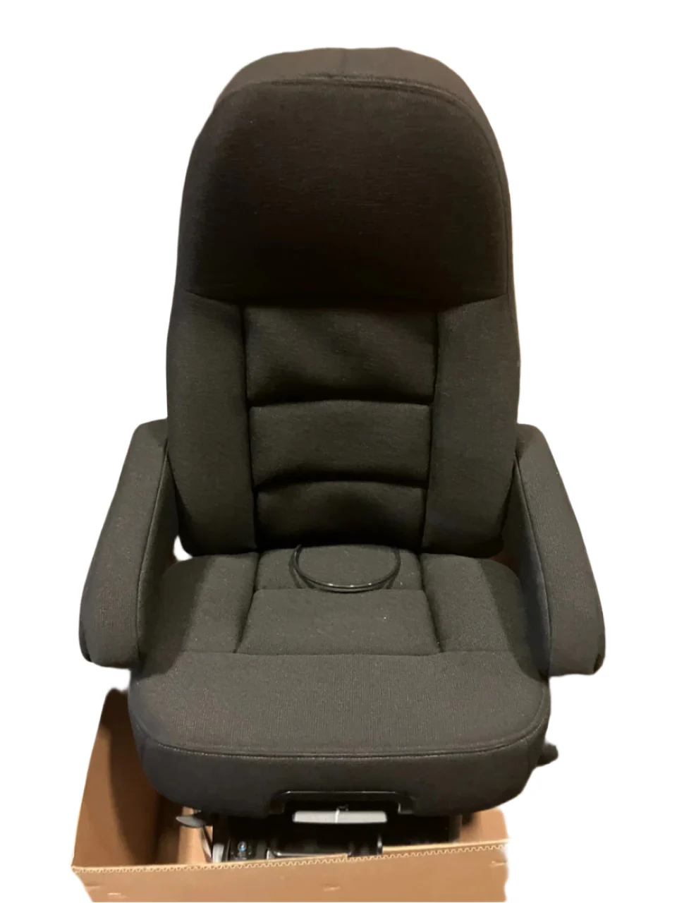 Sears Seating Atlas II DLX, Mordura Cloth, high-back w/armrests, Black | PAE21M0BSNSN
