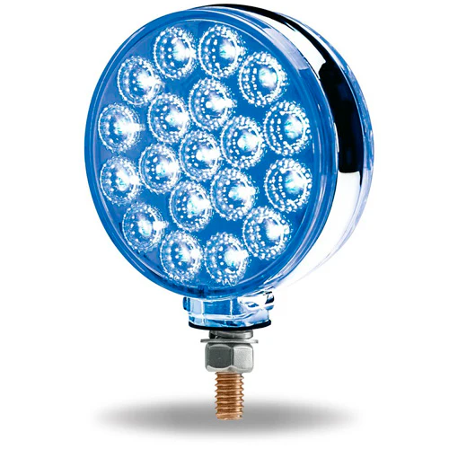 Trux Amber/Red Turn Signal & Marker to Blue Aux LED Double Face Fender Light | TLED-DFXB - Image 4