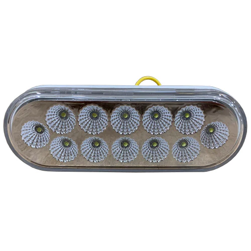 Trux LED Light Oval Dual Red/White | TLED0X60R
